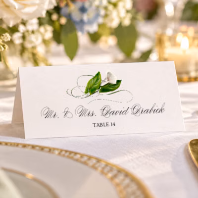Tented Place Card